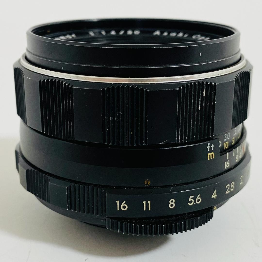 【C4626】PENTAX Super-Takumar 50mm F1.4 前期型 8枚玉 ペンタックス スーパータクマー 単焦点 標準 レンズの画像6