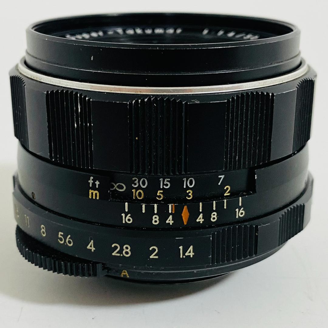 【C4626】PENTAX Super-Takumar 50mm F1.4 前期型 8枚玉 ペンタックス スーパータクマー 単焦点 標準 レンズの画像7