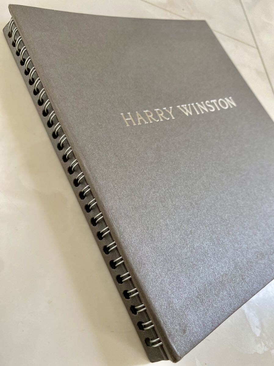 未使用 HARRY WINSTON 大サイズ 全ページロゴ入り バインダー ノート 手帳 メモ ノベルティ ハリーウィンストン 非売品_画像7