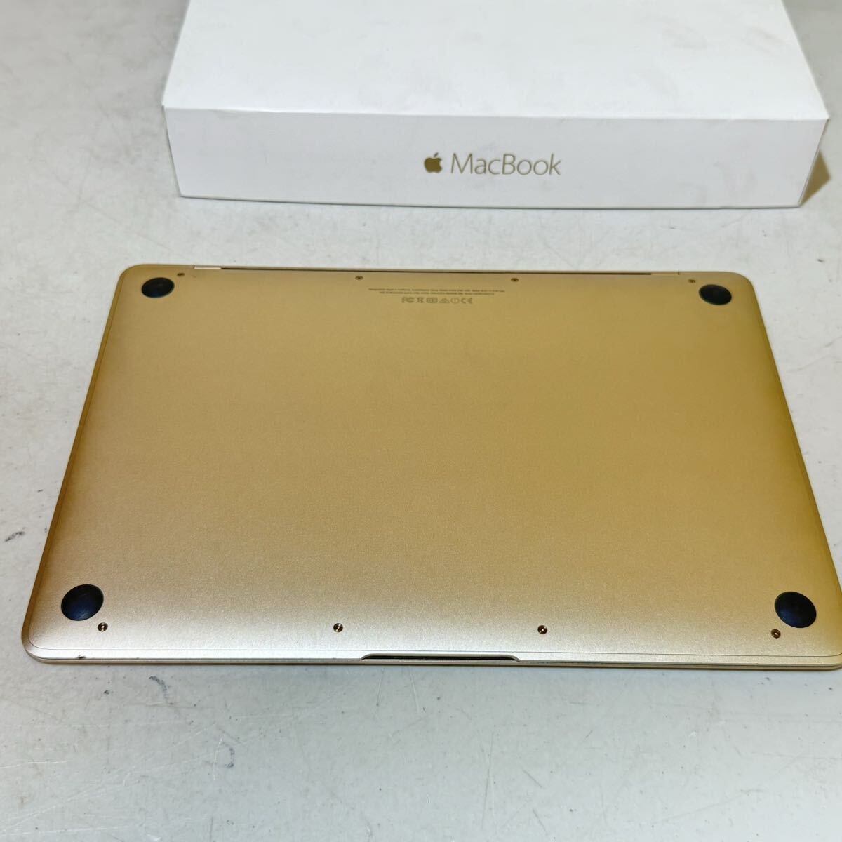 Apple Macbook A1534 12 -inch laptop Gold MLHF2J/A Core m3 1.2GHz memory 8GB SSD 512GB body box attaching Junk 