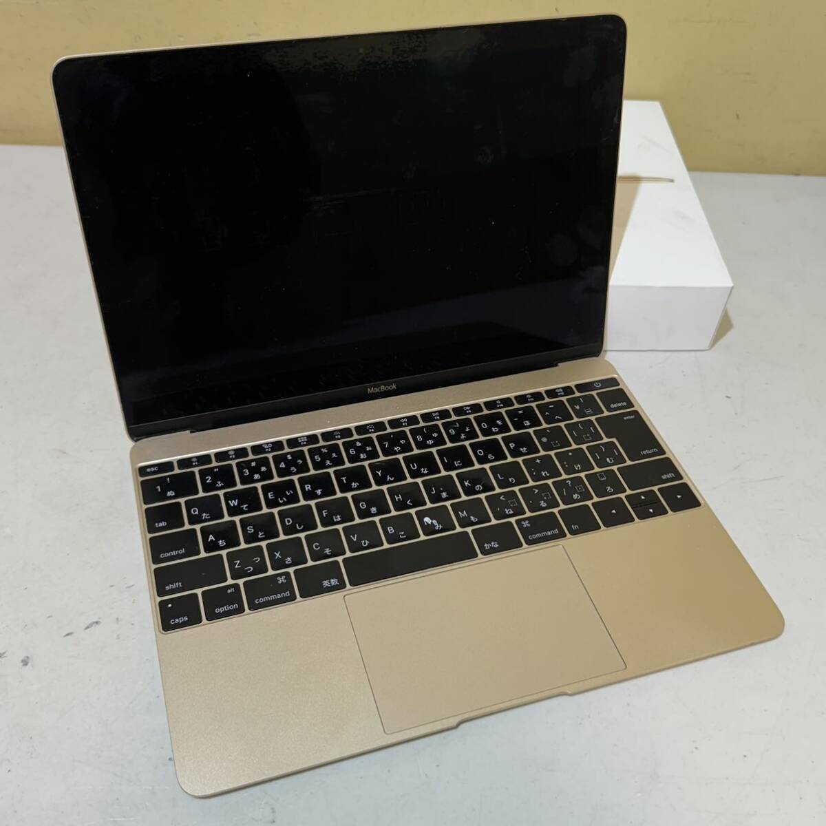 Apple Macbook A1534 12 -inch laptop Gold MLHF2J/A Core m3 1.2GHz memory 8GB SSD 512GB body box attaching Junk 
