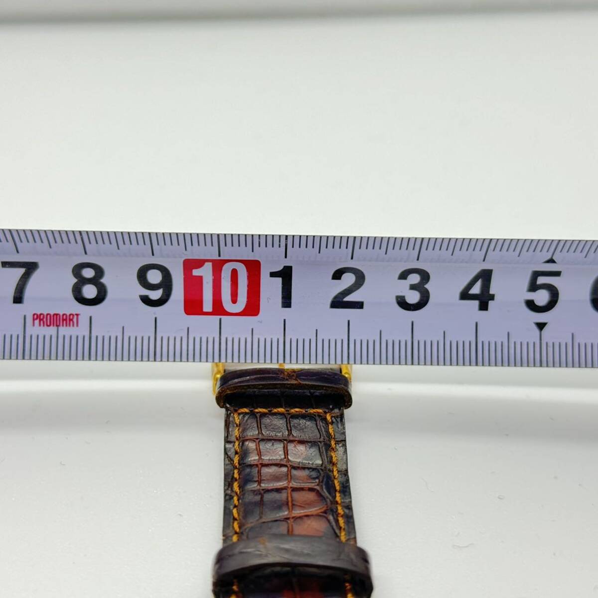 Cartier カルティエ 750 K18 尾錠 腕時計 ベルト劣化 18mm ゴールドの画像6