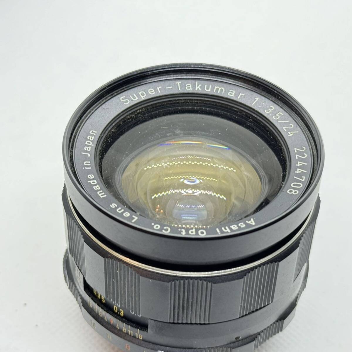 ASAHI PENTAX ペンタックス 単焦点レンズ M42マウント Super-Takumar 1:3.5/24の画像2