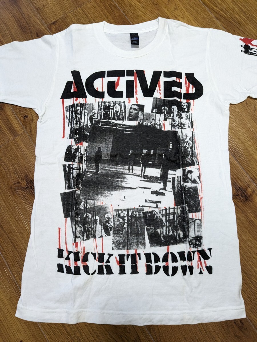 バンドTシャツ　ACTIVES アクティブス　パンク　ハードコア_画像1