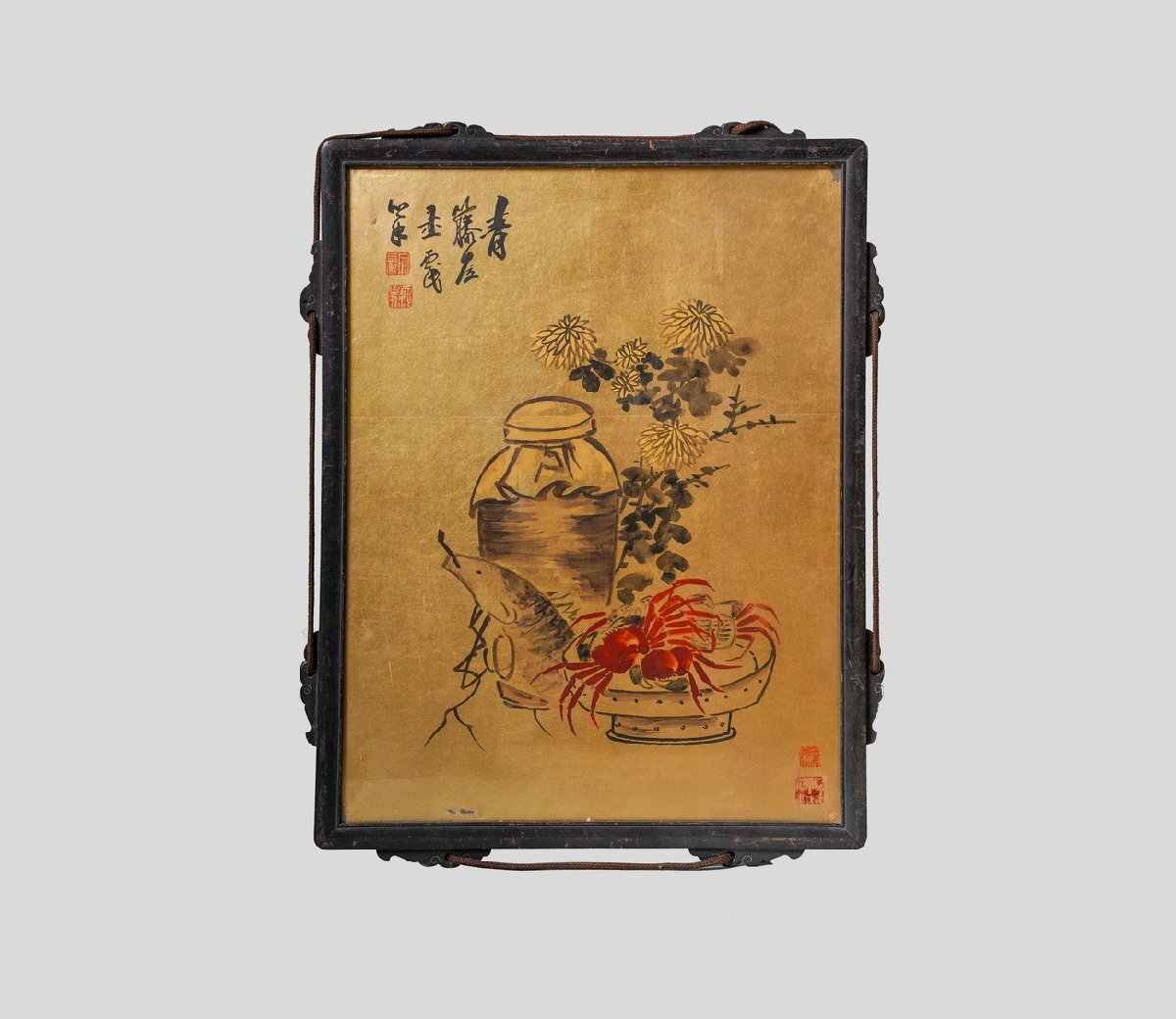 [. old .]. famous auction buying go in [.. paper ] China Akira era painter gold . paper book@[ Kiyoshi . map * frame ] autograph guarantee volume thing China . China calligraphy 0425-LC9