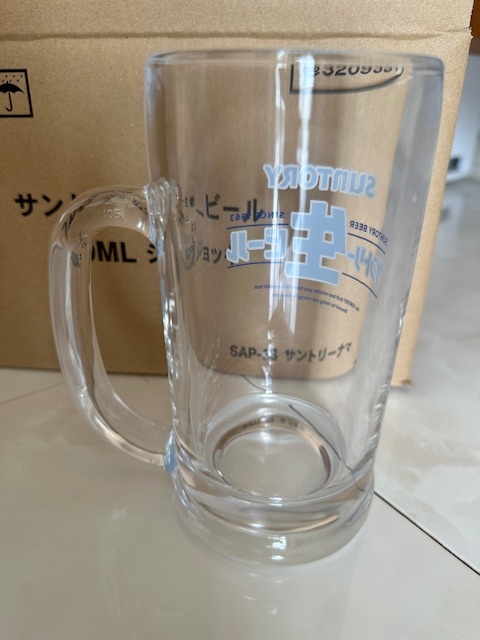 新品未使用品●非売品 サントリー生ビールジョッキ6個セット ★ 新しいロゴに変わった最新のグラス 500ml 6個セット●の画像3