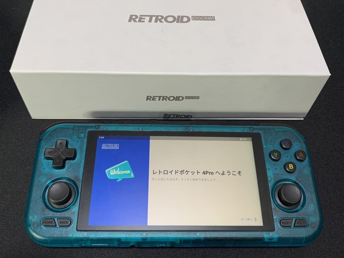 Retroid Pocket 4 Pro ICE BLUE 中古 レトロイドポケット 中華ゲーム機 Android_画像1