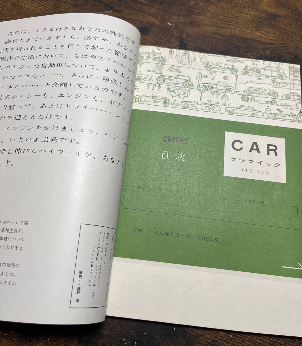 CARグラフィック　創刊号　覆刻版（美品）1982年 付録完備_画像4