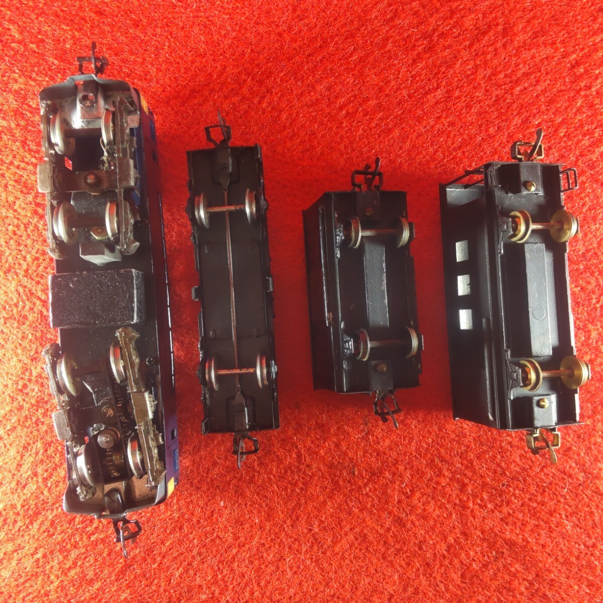 ED100 electric locomotive .. car 3 pcs, operation verification ending, HO gauge 