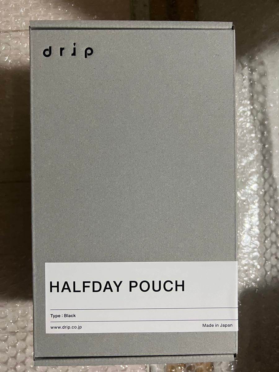 伸縮自在なガジェットポーチ「HALFDAY POUCH」 drip