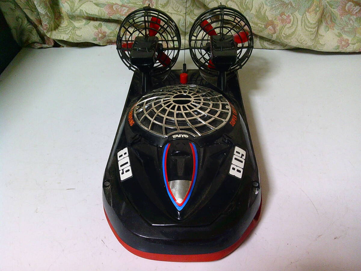 #.-917 toy radio-controller used Taiyo R/C Mini Typhoon Hovercraft water land mileage! manual equipped * total length 327mm overall width 187mm total height 140mm all -ply 1.3kg