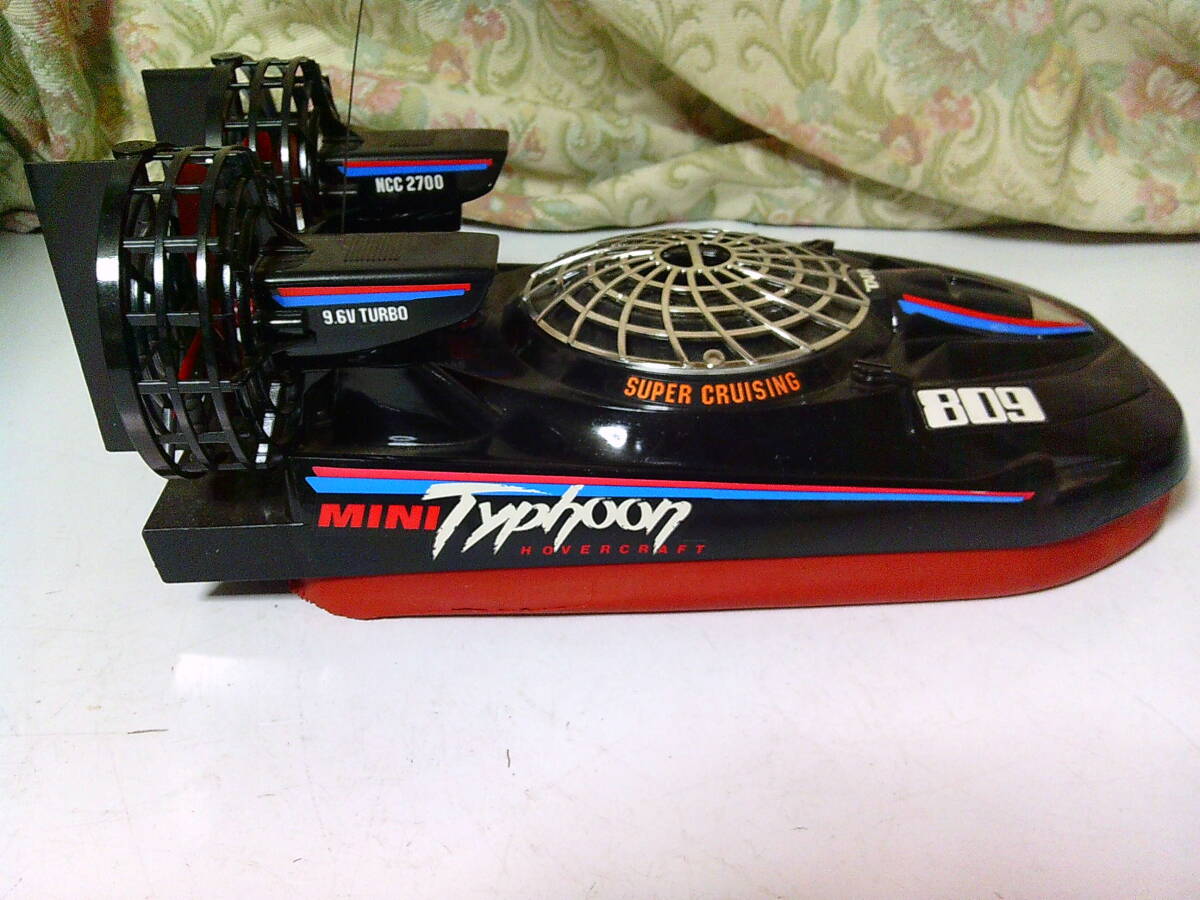 #.-917 toy radio-controller used Taiyo R/C Mini Typhoon Hovercraft water land mileage! manual equipped * total length 327mm overall width 187mm total height 140mm all -ply 1.3kg