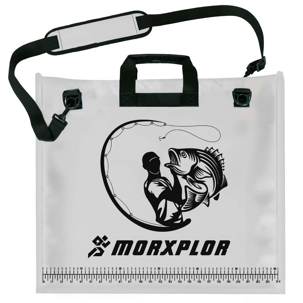 MORXPLOR フィッシュバッグ トーナメントフィッシング バッグ入り 26x23インチ 密閉漏れ防止ジッパー付き 魚袋