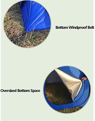 テント、キャンプファミリーテント 簡単にセットアップできるキャンプテント 軽量は防水性 ハイキングや山旅行_画像7