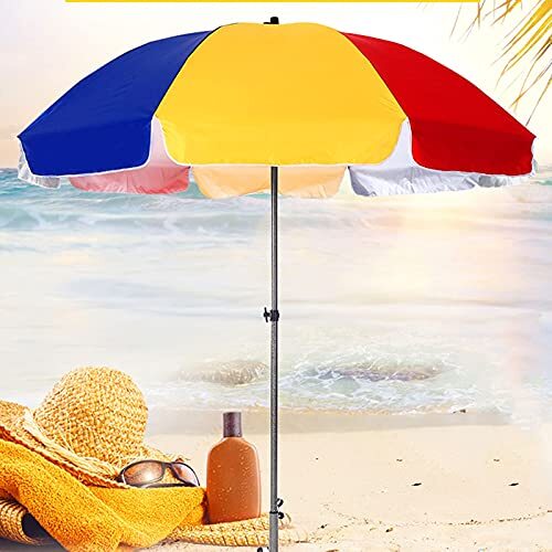 Large Garden Umbrella, Patio Market Table Umbrellas, Round Colored Sun Umbrella, Waterproof Oxford Cloth, with Strong Ribs, For_画像3