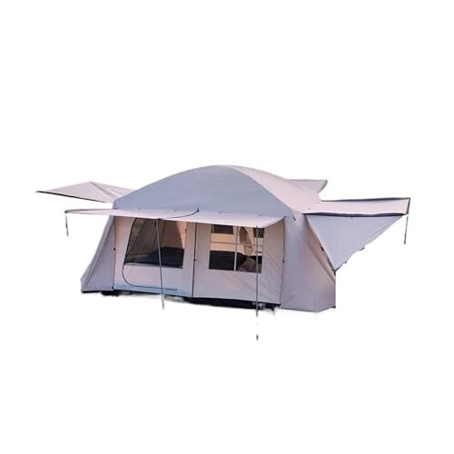 テント 自動高速開閉二階建てテント家族自動運転ツアー 2 ベッドルーム リビング ルーム キャンプ用品 軽量 (Color : 8-12_画像3