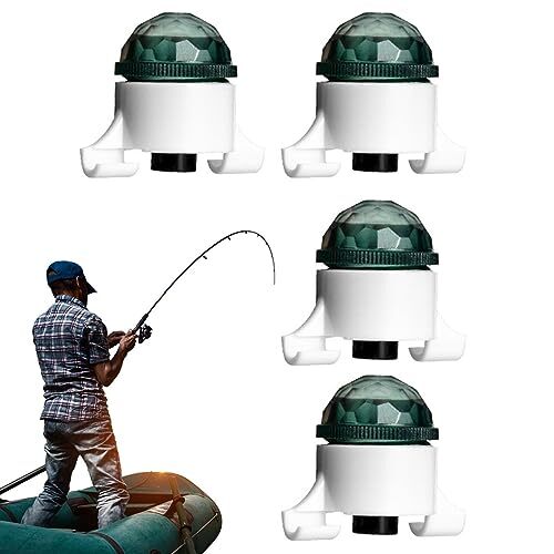 釣り竿アラーム | 4 個の夜集魚灯高感度でポータブル,釣り具、夜釣り小物、夜用集魚灯、あらゆる釣りシーンに対応_画像6