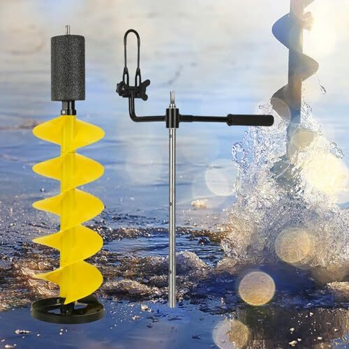 氷の Auger の携帯用金属の Auger の冬の海釣の屋外装置の氷の Auger 氷の Auger の携帯用金属の Auger の冬の海釣の屋外装置の氷の Auger