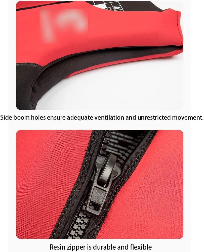 安全ライフジャケット 調節可能な安全ストラップ付き ポータブルスイムベスト ライフジャケット 子供用と大人用_画像5