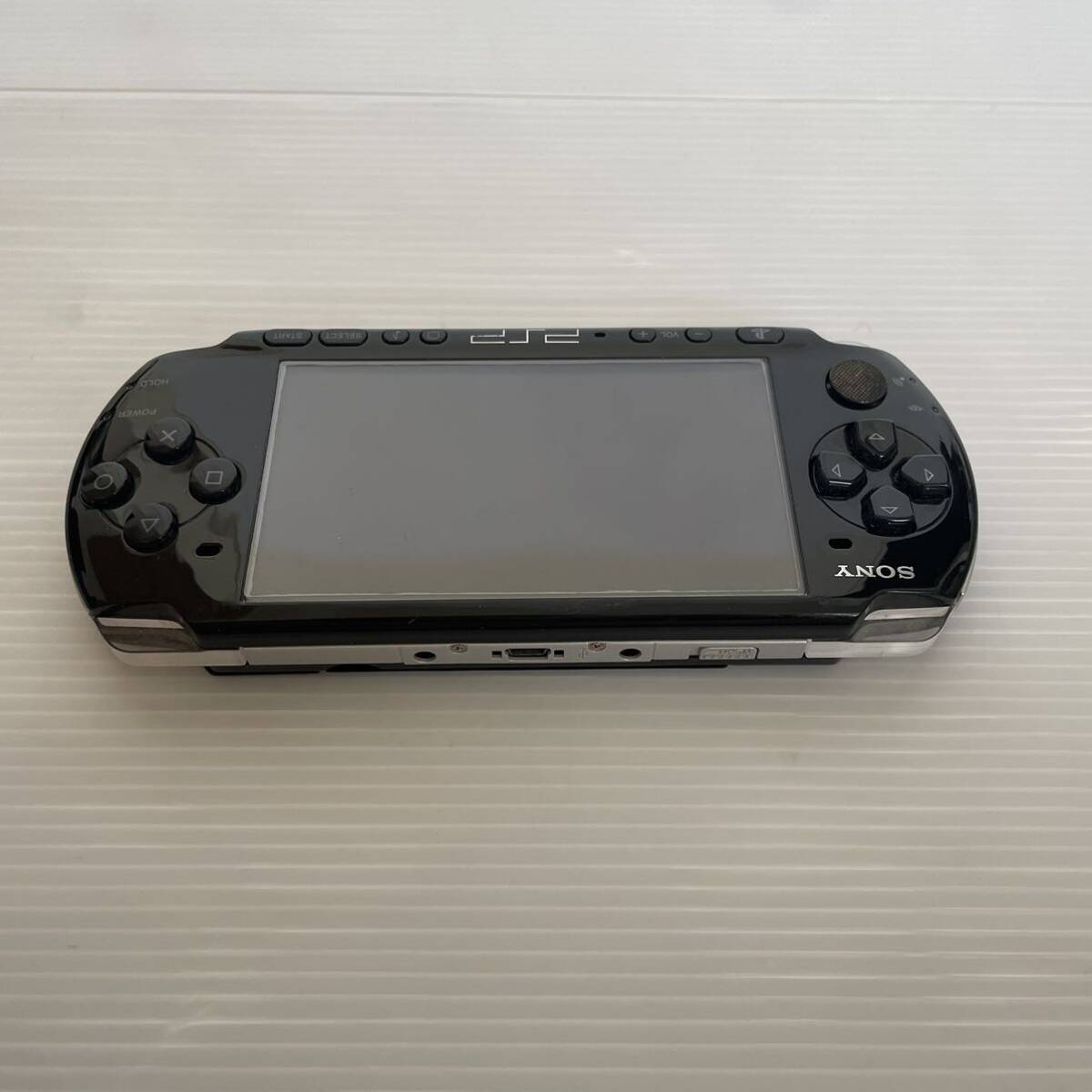 簡易動作確認済み SONY ソニー PlayStationプレイステーション プレイステーションポータブル ポータブルゲーム機 ブラック PSP 3000_画像4