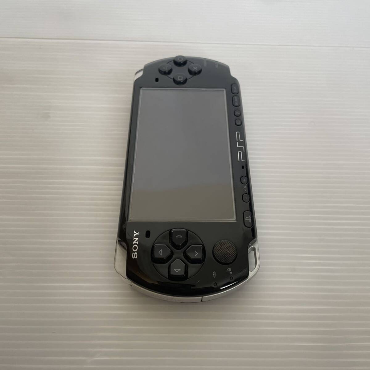 簡易動作確認済み SONY ソニー PlayStationプレイステーション プレイステーションポータブル ポータブルゲーム機 ブラック PSP 3000_画像5