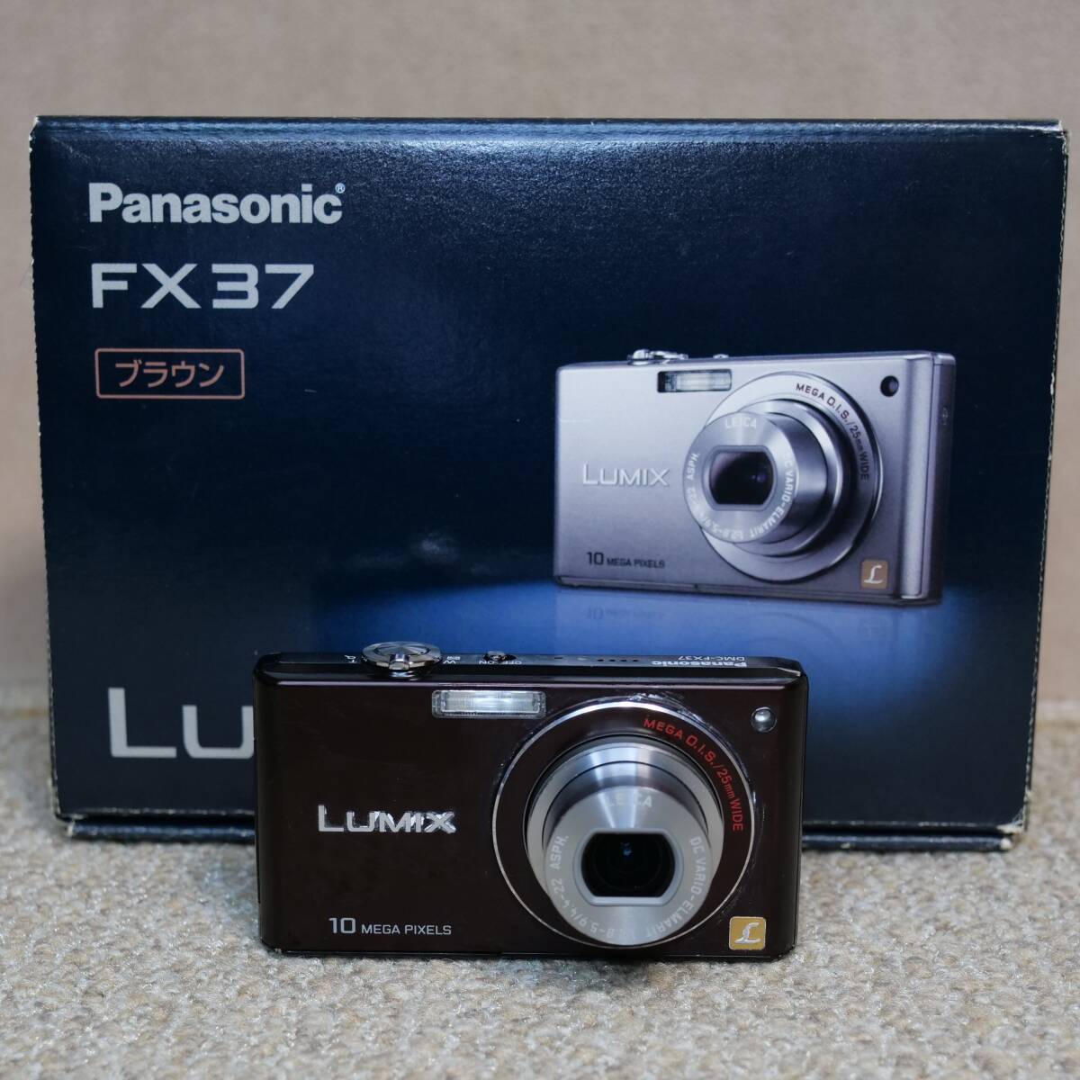 【赤外線改造カメラ938】Panasonic LUMIX DMC-FX37-T ＆ マリンケース 箱付き_画像3