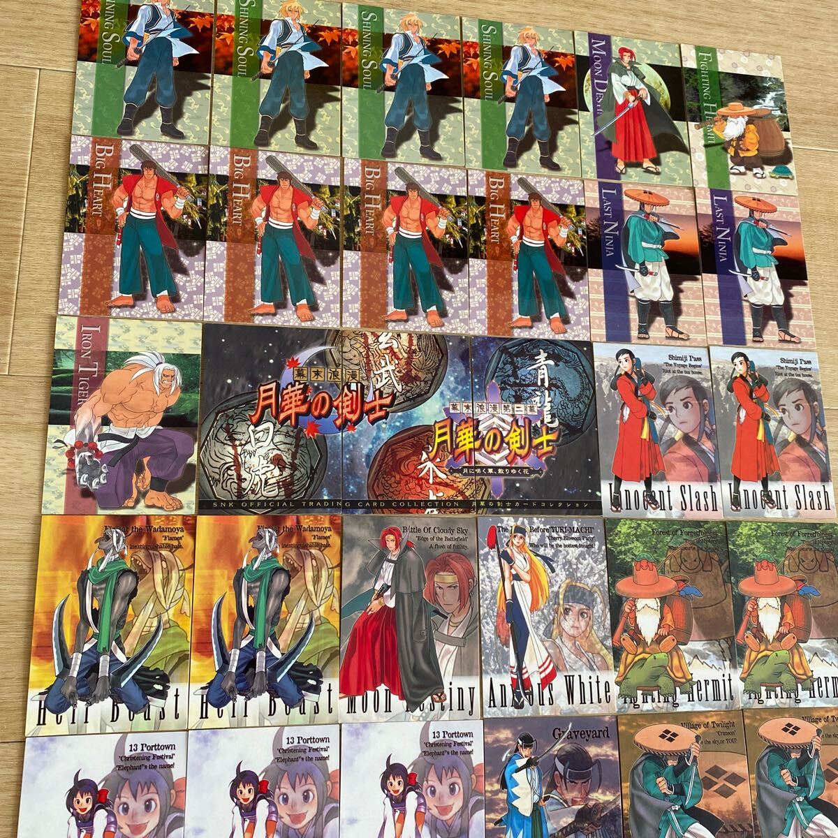 月華の剣士 カードコレクション SNKトレーディングカード ノーマル ダブり含む 36枚 楓 一条あかり NEOGEO ゲーム アニメ カードダス 並上の画像8
