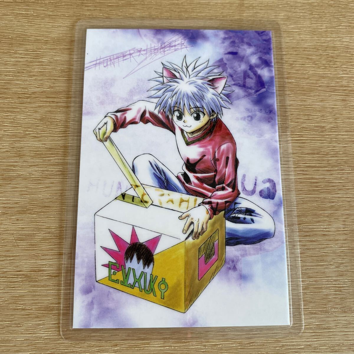 HUNTER×HUNTER ハンターハンター ラミネートカード ムービック 4種 ゴン レオリオ クラピカ キルア アニメ ラミカ カードダス 美品〜並上の画像6