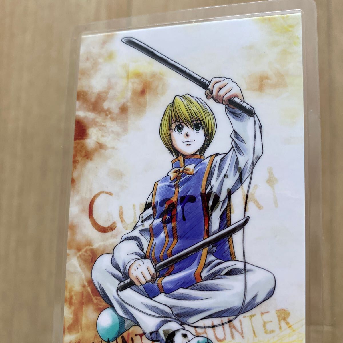 HUNTER×HUNTER ハンターハンター ラミネートカード ムービック 4種 ゴン レオリオ クラピカ キルア アニメ ラミカ カードダス 美品〜並上の画像9