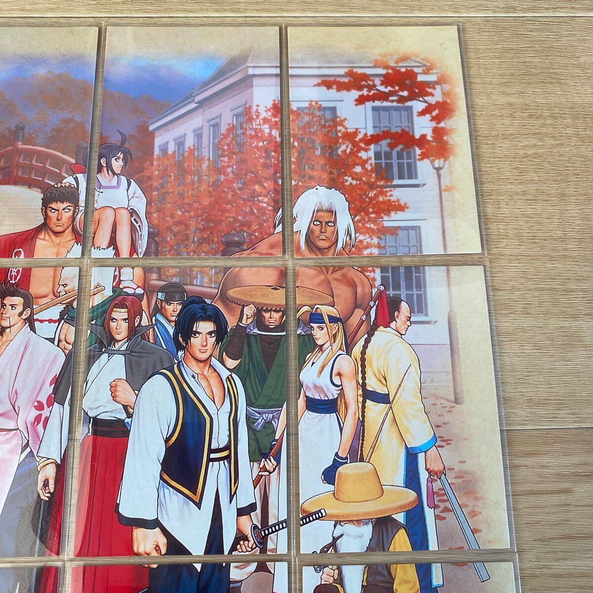 月華の剣士 カードコレクション SNKトレーディングカード パズルカード 全9種 一条あかり 雪 Neogeo ゲーム アニメ カードダス 並上品の画像3