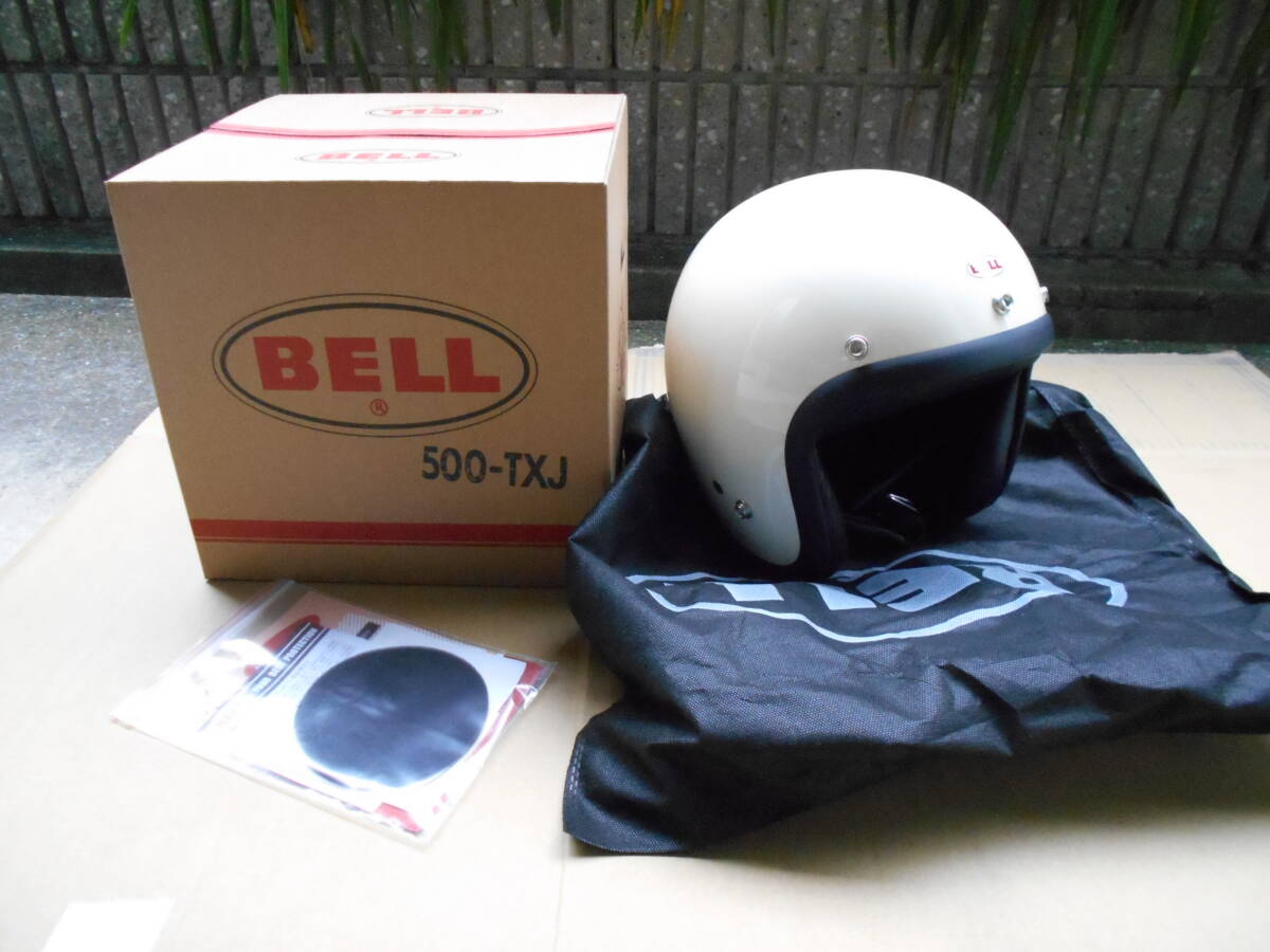 BELL/新品　500-TXJ　アイボリー　Lサイズ　送料無料　61-62ｃｍ　ベル　500TXJ　ジェットヘル　ジェットヘルメット_画像1
