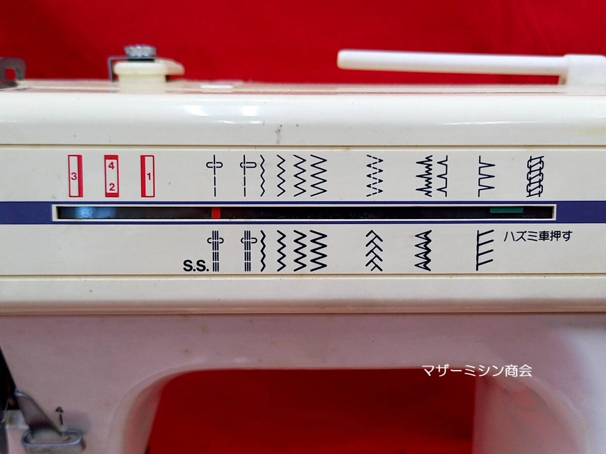 ☆アンティーク JANOME ジャノメ コンビ COMBI 2200SX・通常のミシンとロックミシンが１つになった便利なミシンです☆ジャンク品ですの画像3