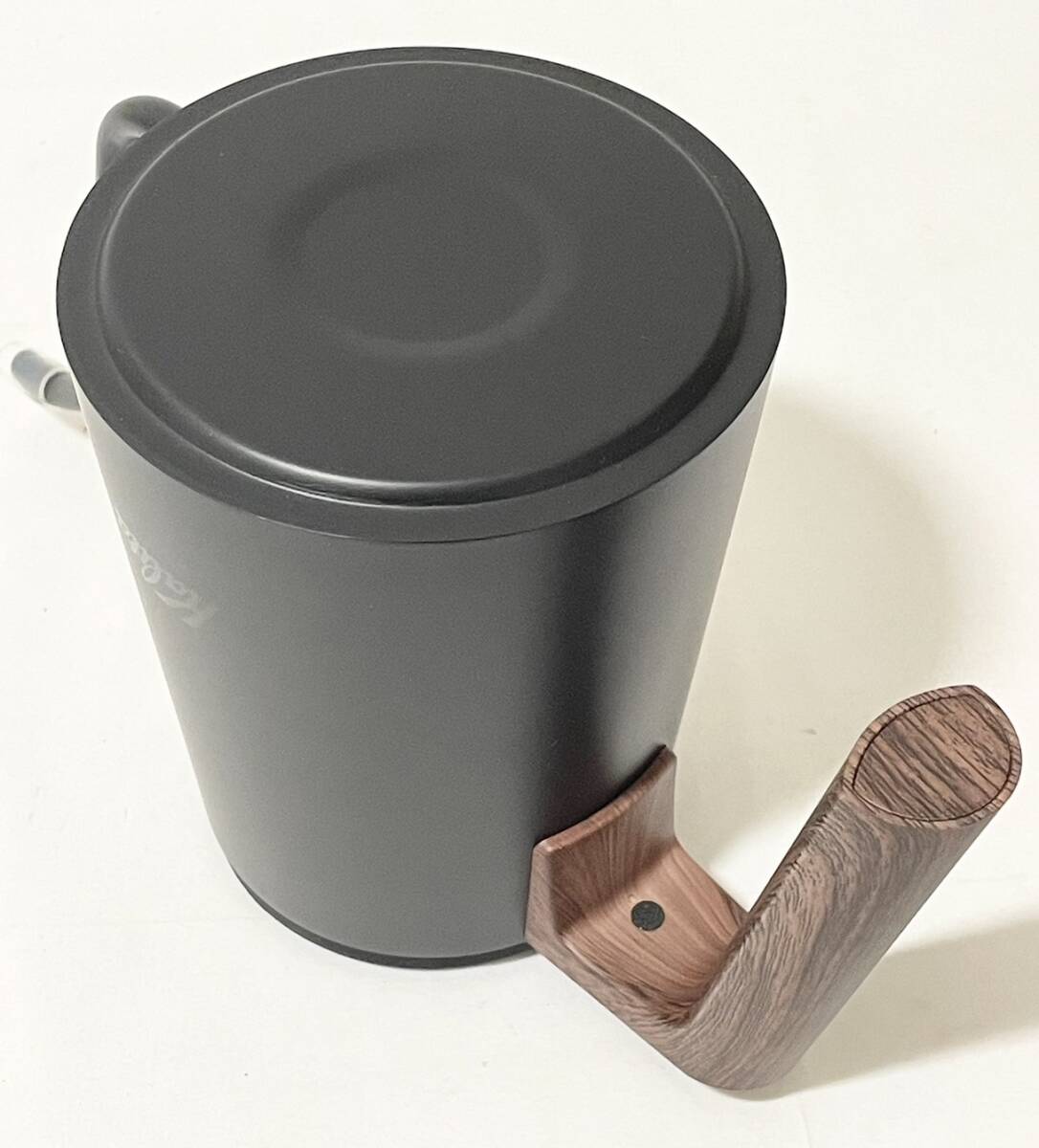 【AS 22924】1円スタート 未使用 Kalita カリタ ドリップ専用 ポット KDP-800 DRIP POT ステンレス 細口 木製ハンドル 箱付き 現状品の画像6