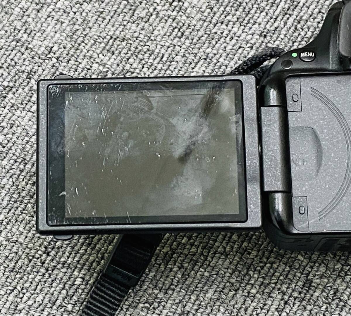 【BEF 4775】1円スタート Nikon ニコン デジタルカメラ 一眼レフ D5200 ブラック ボディ レンズ 3点 カメラ 現状品_画像6