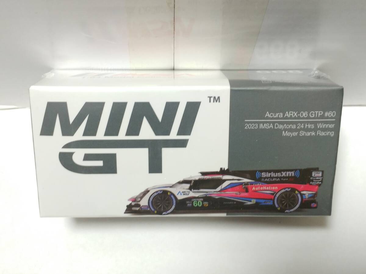 MINI GT 1/64 アキュラ ARX-06 GTP IMSA デイトナ24時間 2023 優勝車 #60 Meyer Shank Racing MGT00668の画像1