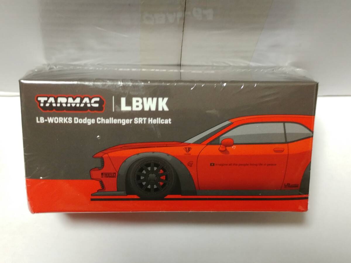 Tarmac Works 1/64 LB-WORKS ダッジ チャレンジャー SRT ヘルキャット レッド T64G-TL039-REの画像1