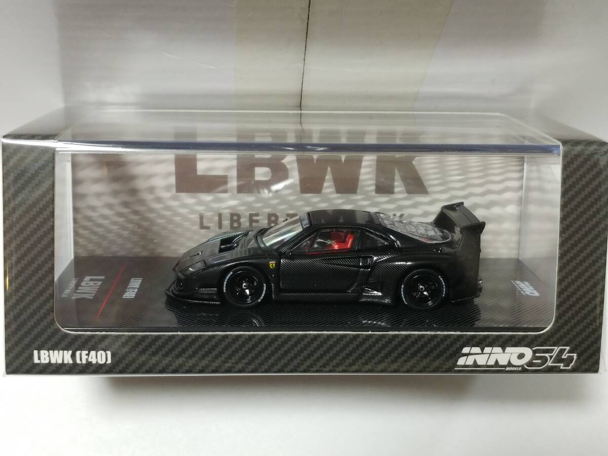 イノモデル 1/64 フェラーリ LB-WORKS F40 フルカーボン IN64-LBWKF40-FCの画像1