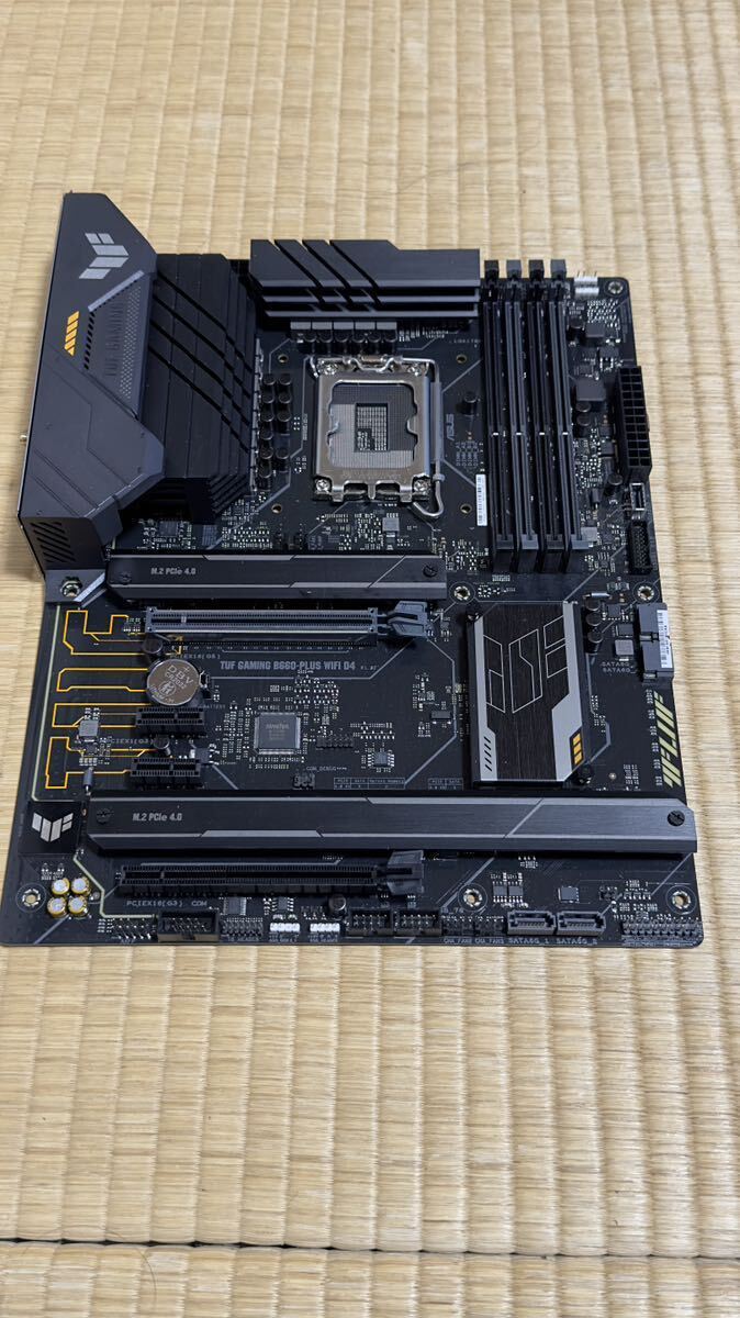ASUS マザーボード TUF GAMING B660-PLUS WIFI D4 LGA1700/Intel B660/DDR4/WiFi ピン折れ修正済 動作確認済難あり_画像2