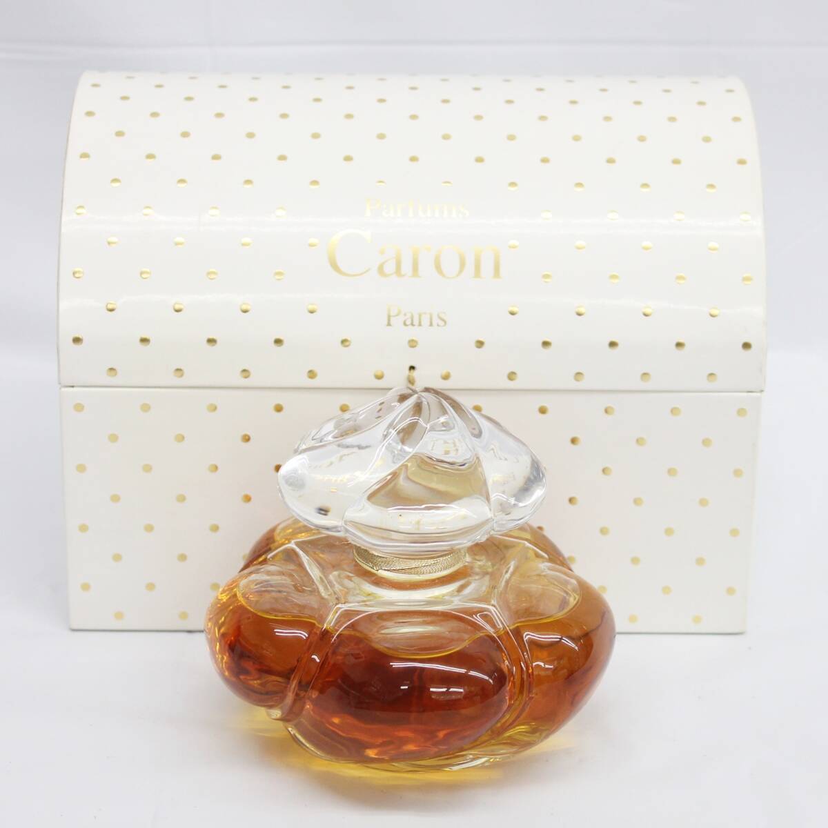 中古 Caron キャロン Parfums 香水 MONTAIGNE モンテーニュ バカラボトル Baccarat 150ml 残量8～9割程度の画像1