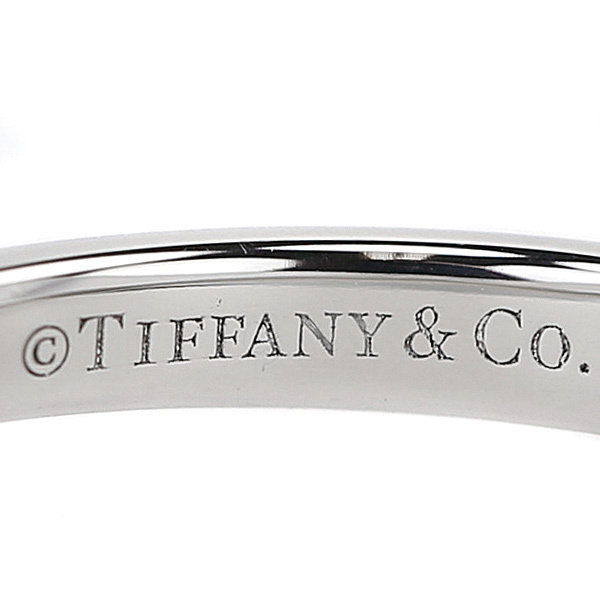 ティファニー ダイヤモンド ソリティアリング Pt950 一粒石 6本爪 グレード 鑑定書 TIFFANY&Co. 送料無料 美品 中古 SH108351_画像2