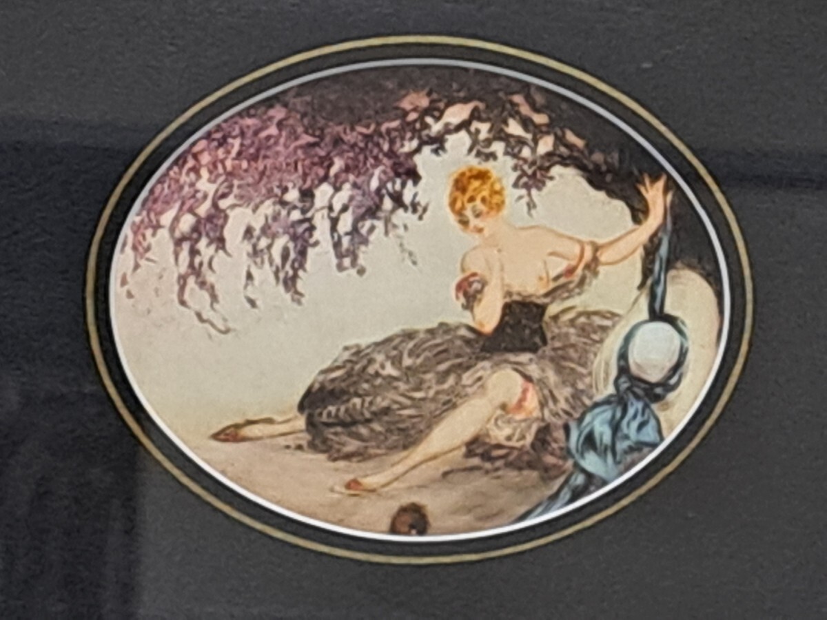 ルイ・イカール Le nid(The nest、巣) 1926年 EPHI版 SPADEM物 正規品 額装_画像2