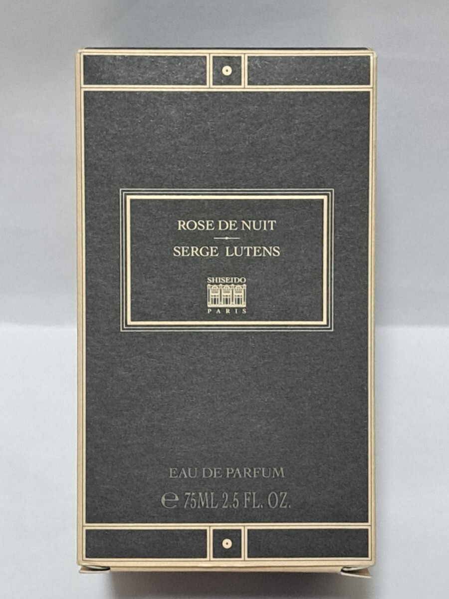 SERGE LUTENS SHISEIDO ROSE DE NUIT セルジュ ルタンス ローズ ド ニュイ 夜の薔薇 オードパルファム 75ml 日本未発売_画像6