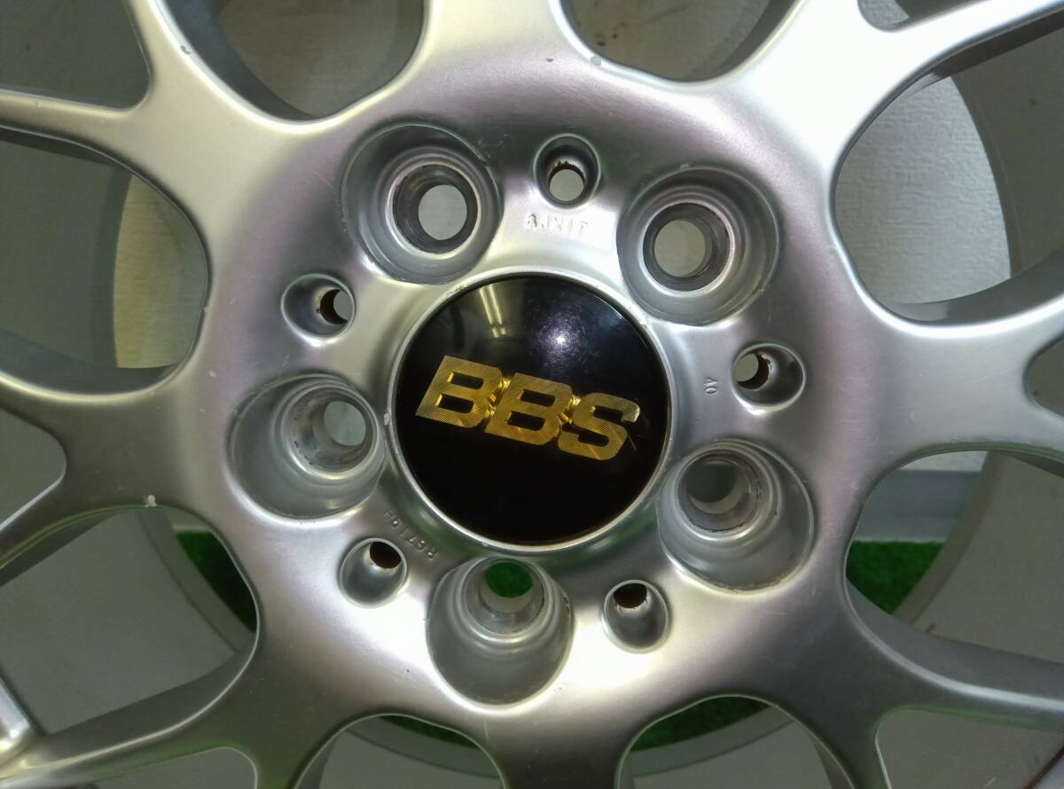 ★BBS★RG719H 17×8J PCD120 +40 5穴 BS POTENZA 前後サイズ違い 2008年製 4本 売切!!の画像3