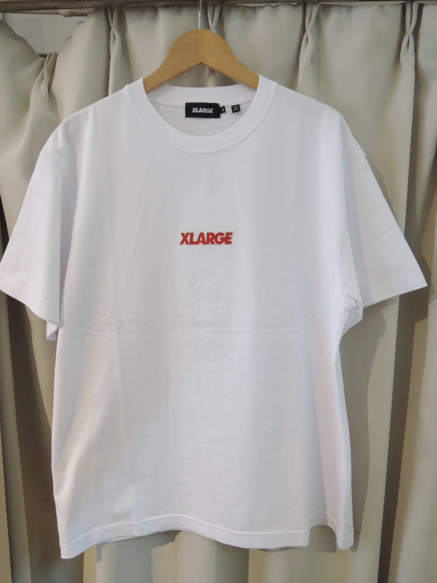 X-LARGE エクストララージ XLARGE STANDARD LOGO S/S TEE Lサイズ 白 2024 最新人気品 送料\230~　_画像1