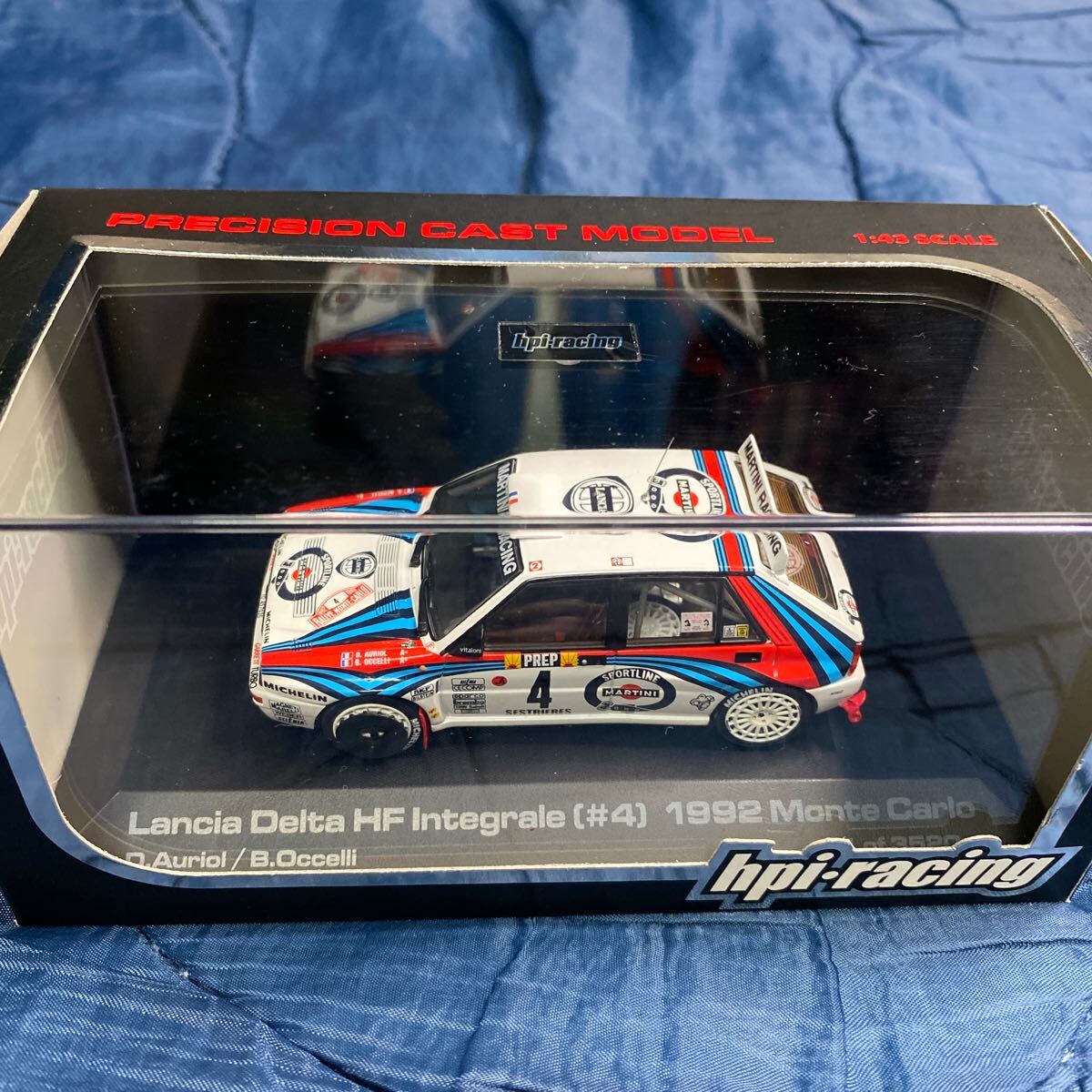 hpi racing 1/43 デルタ HF インテグラーレ#4 モンテカルロ 1992 ディディエ・オリオールの画像9