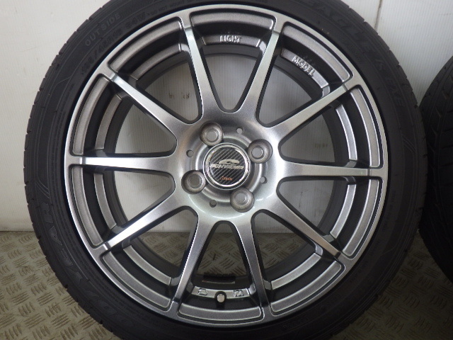 美品 中古 M900A ルーミーで使用 A-TECH SCHNEIDER シュナイダー 16インチ 6J +43 4×100 195/45R16 2022年製 グッドイヤー 即決の画像2