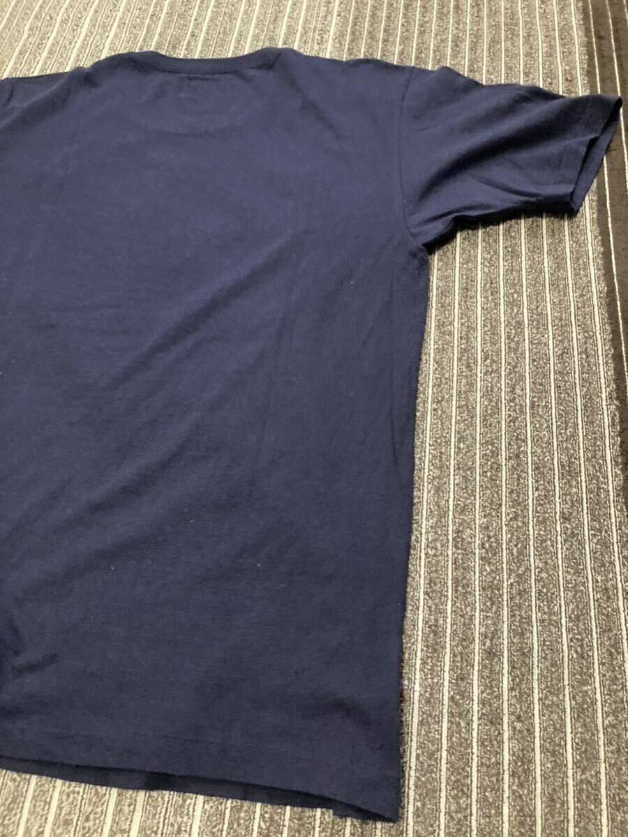 未使用 日本製 WAREHOUSE ウエアハウス U.S NAVAL ACADEMY Tシャツ 40 アメリカ 海軍 士官学校 ライセンス ネイビー L サイズ 程度の画像8