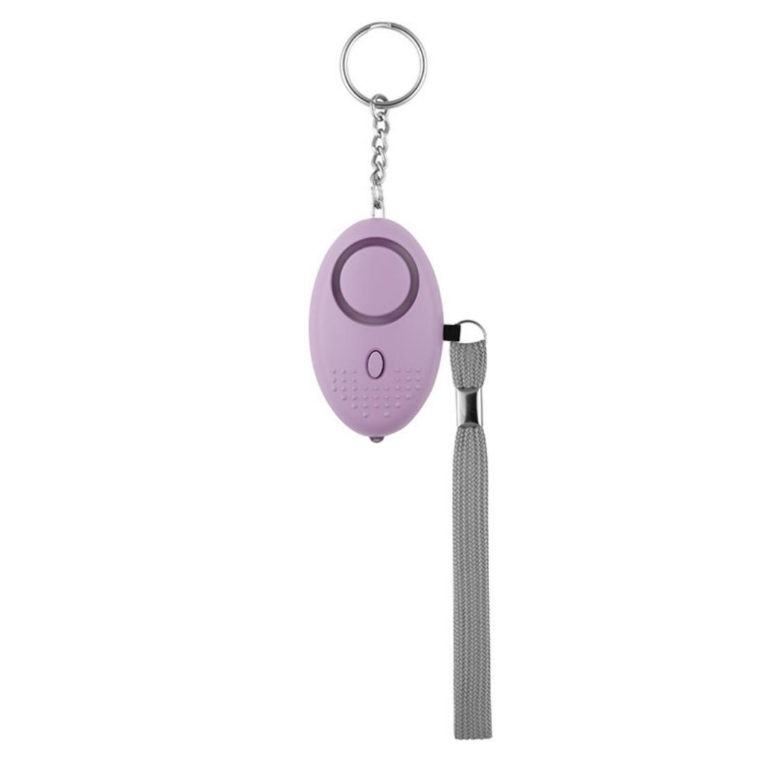  personal alarm crime prevention portable purple security alarm LED light large volume 