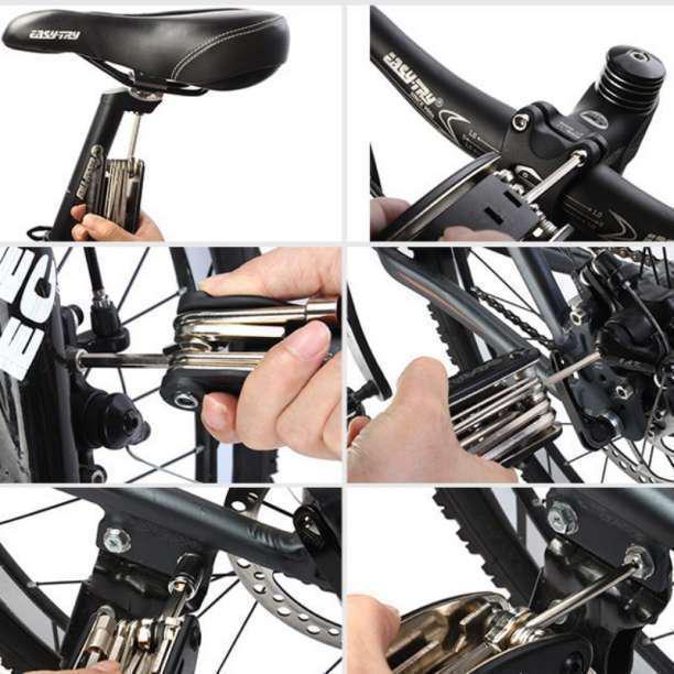 ロードバイク 工具セット 携帯マルチツール 六角レンチ 自転車メンテナンス 工具の画像2