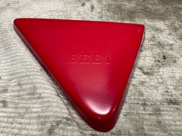 ヤマハ XJ400E/D(4GO) 社外品(BEET) FRP サイドカバー左右セット 赤 塗装劣化小 ラスト1個 塗装ベースの画像4